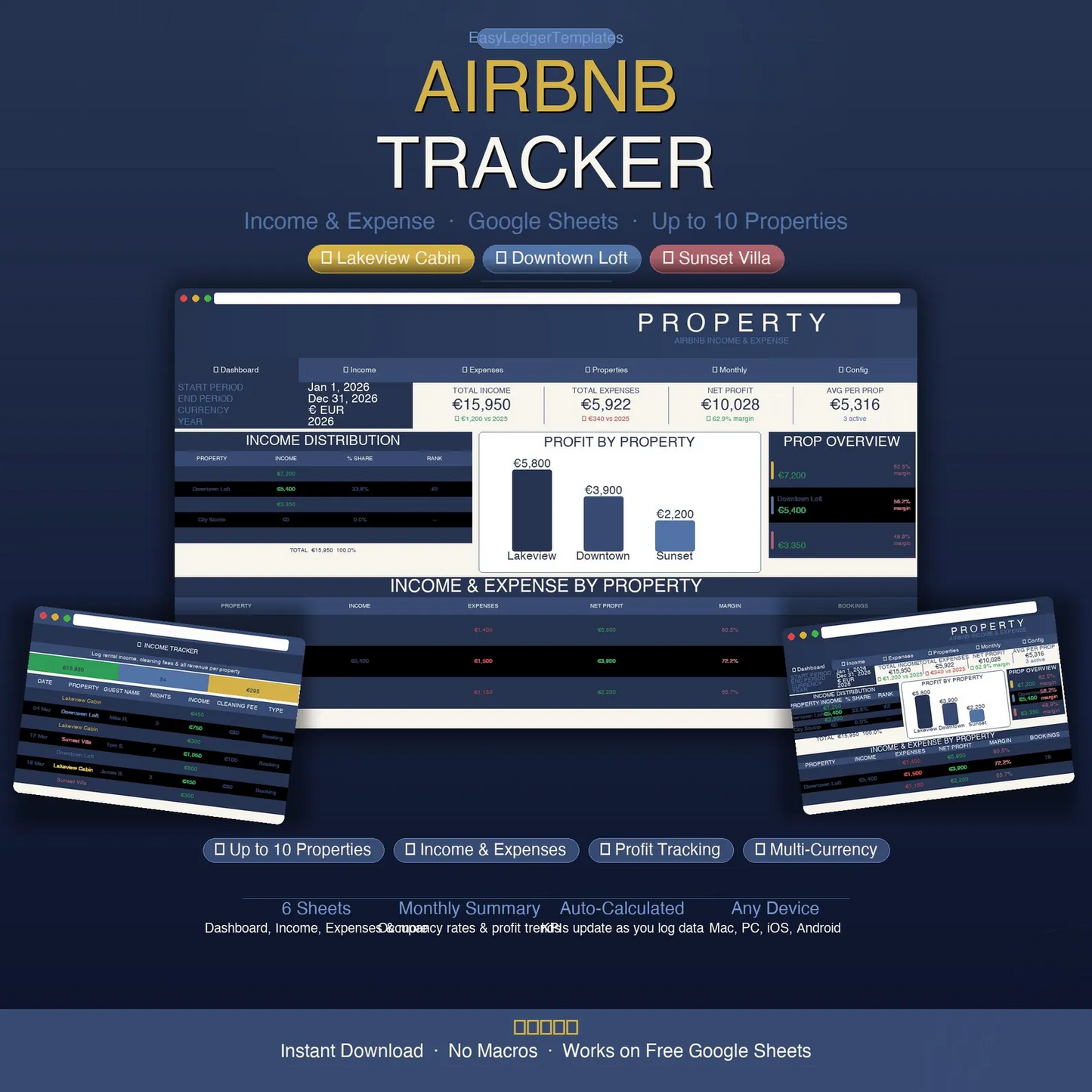 Airbnb Income & Expense Tracker