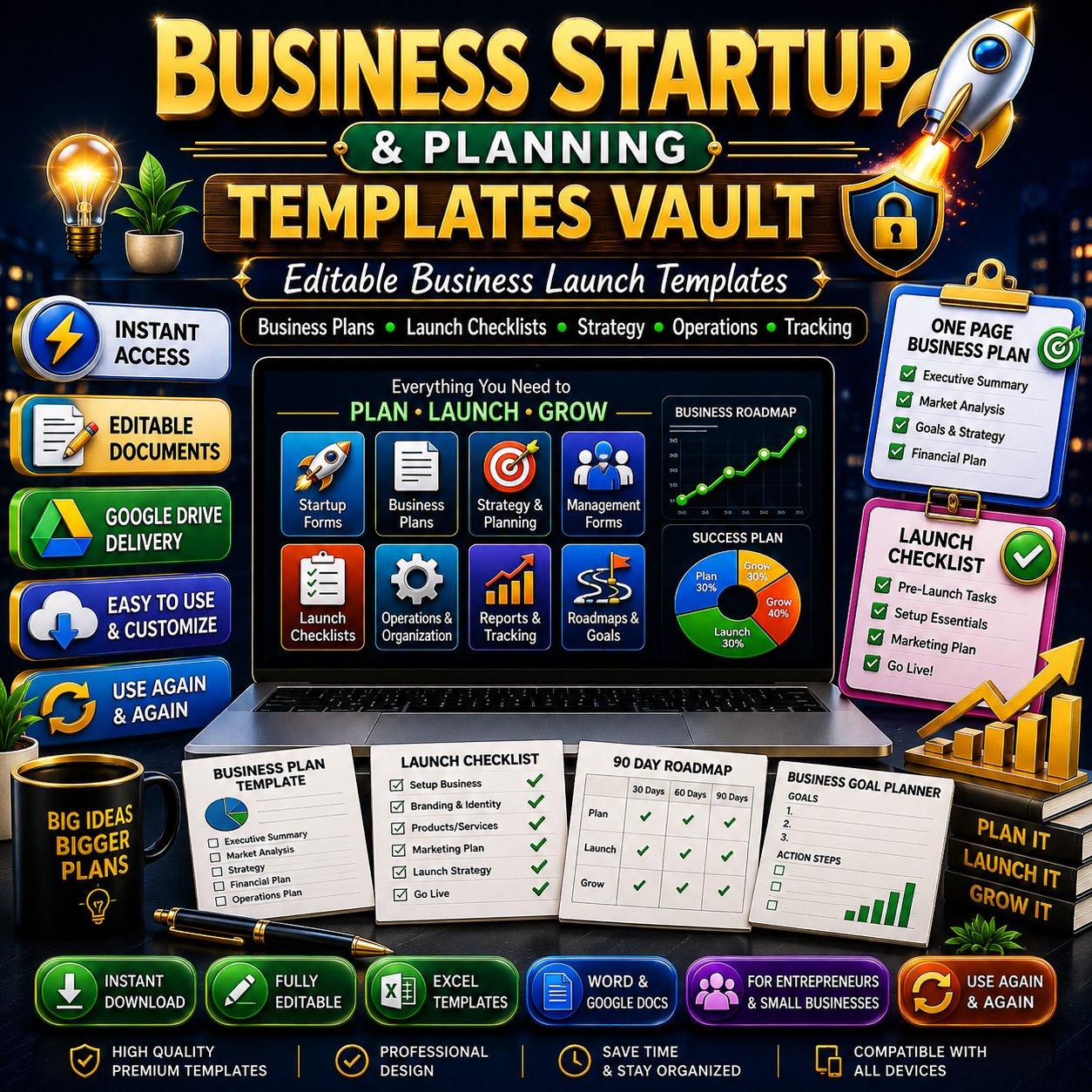 Business Startup Templates Bundle