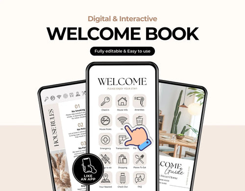 Airbnb Welcome Book Template