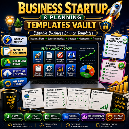 Business Startup Templates Bundle