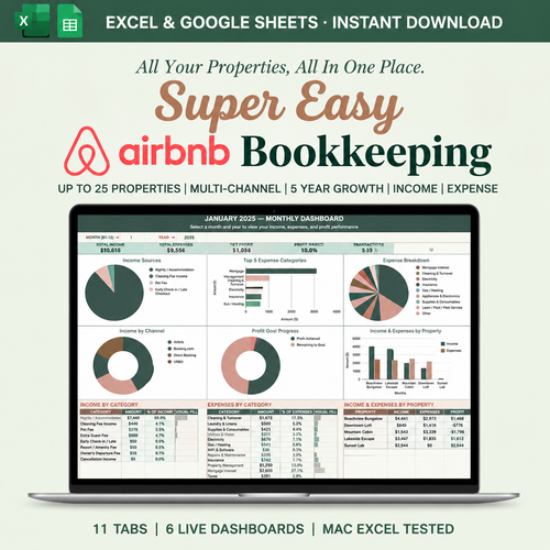Super Easy Airbnb Bookkeeping Free
